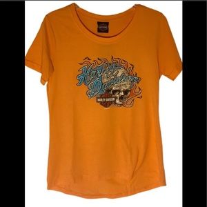 Harley Davidson Motorcycle Skull T-Shirt!